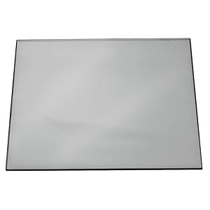 Durable Vade de escritorio con cubierta transparente, color gris, 65 x 52 cm Durable Vade de escritorio con cubierta transparente, color gris, 65 x 52 cm