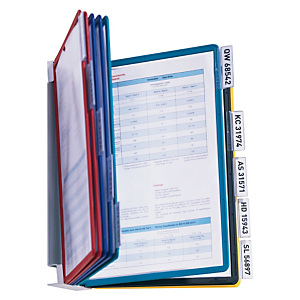 Durable Vario® Wall 10 Presentador de pared, A4, con 10 fundas Durable Vario® Wall 10 Presentador de pared, A4, con 10 fundas