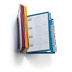 Durable Vario® Wall 20 Presentador de pared, A4, con 20 fundas Durable Vario® Wall 20 Presentador de pared, A4, con 20 fundas