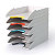 DURABLE Vaschetta portacorrispondenza A4 VARICOLOR® MIX TRAY SET, Multicolore (set 5 pezzi) - 1