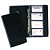 Durable VISIFIX, Clasificador de tarjetas de visita, 12 páginas, preimpreso: A-Z, 57 x 90 mm, 200 tarjetas, Con pestañas, Negro - 1