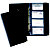 Durable VISIFIX, Clasificador de tarjetas de visita, 12 páginas, preimpreso: A-Z, 57 x 90 mm, 200 tarjetas, Con pestañas, Negro - 2