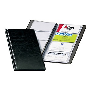 Durable VISIFIX, Clasificador de tarjetas de visita, 57 X 90 mm, 96 tarjetas, Negro Durable VISIFIX, Clasificador de tarjetas de visita, 57 X 90 mm, 96 tarjetas, Negro