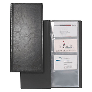 Durable VISIFIX Álbum de 128 tarjetas de visita, Capacidad para 128 tarjetas, 253 x 115 mm, Negro Durable VISIFIX Álbum de 128 tarjetas de visita, Capacidad para 128 tarjetas, 253 x 115 mm, Negro