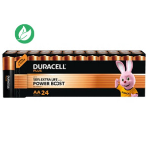 Duracell Pile alcaline AA / LR6 Plus - Lot de 24 Duracell Pile alcaline AA / LR6 Plus - Lot de 24