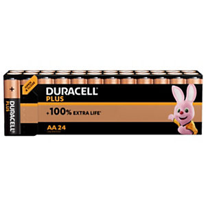 Duracell Pile alcaline AA / LR6 Plus - Lot de 24