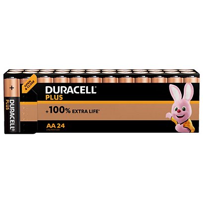 Duracell Pile alcaline AA / LR6 Plus - Lot de 24 - 1