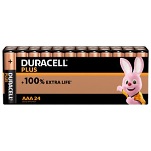 Duracell Pile alcaline AAA / LR3 Plus - Lot de 24