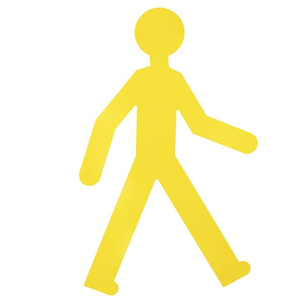 Duurzame vloermarkering 'voetganger' - 3