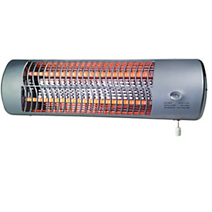 Dx Drexon Chauffage réglette céramique mural 1200 W - IP24 - Gris métallisé Dx Drexon Chauffage réglette céramique mural 1200 W - IP24 - Gris métallisé