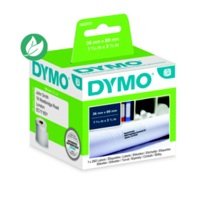 Dymo 1983172 Etiquettes d'adresse larges pour LabelWriter - 89 x 36 mm - 1 rouleau de 260 étiquettes