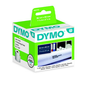 Dymo 1983172 LW étiquettes d'adresse 89 x 36 mm Dymo 1983172 LW étiquettes d'adresse 89 x 36 mm