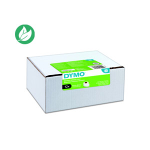 Dymo 2093091 étiquettes d'adresse standard pour LabelWriter 28 x 89 mm - boîte de 12 rouleaux de 130 étiquettes