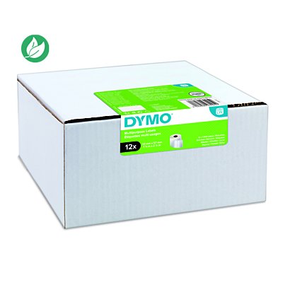 Dymo 2093095 Étiquettes multi-usages pour titreuse LabelWriter 32 x 57 mm - boîte de 12 rouleaux de 1000 étiquettes - 1