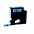 Dymo cinta D1 S0720560 12 mm x 7 m negro sobre azul - 2