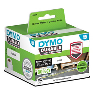 Dymo Etiquetas LabelWriter Durable 2112288 59 x 190 mm