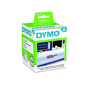 Dymo Etiquetas LabelWriter S0722400 89 x 36 mm Pack 2 rollos