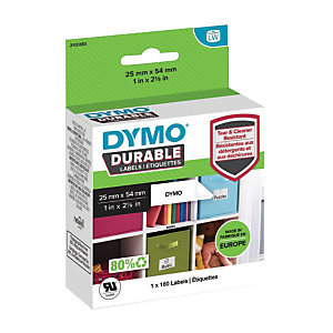 Dymo Etiquettes résistantes LW 59 mm x 102 mm - REF DYMO 1933088 - 1 rouleau de 300 étiquettes