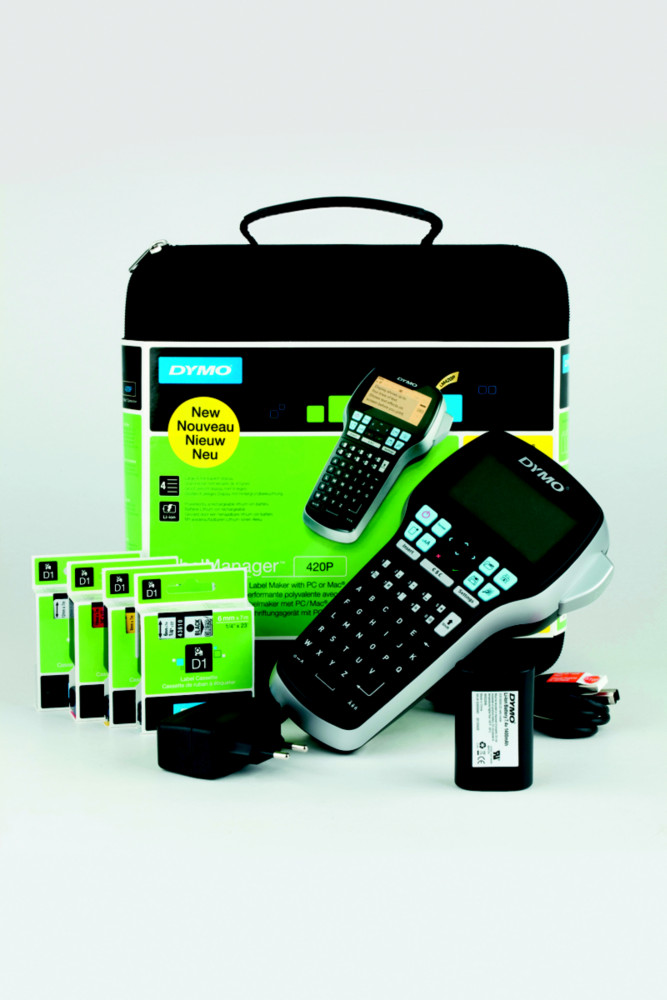 Dymo Kit Etiqueteuse portable Label Manager 420P avec malette et rubans