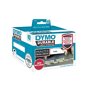 Dymo LW Durable 1933087 Etichette in rotolo, Multiuso, 59 x 190 mm, Bianco Dymo LW Durable 1933087 Etichette in rotolo, Multiuso, 59 x 190 mm, Bianco