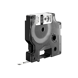 Dymo Nastro in poliestere permanente per etichettatrice industriale Rhino Nero su bianco 19 mm x 5,5 m Confezione da 1 Dymo Nastro in poliestere permanente per etichettatrice industriale Rhino Nero su bianco 19 mm x 5,5 m Confezione da 1
