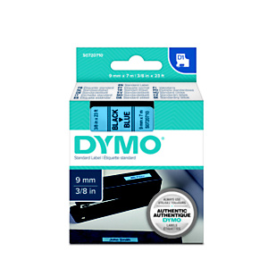 Dymo S0720710 D1 Estándar negro sobre azul 9 mm x 7 m Dymo S0720710 D1 Estándar negro sobre azul 9 mm x 7 m