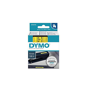 Dymo S0720730 D1 Estándar negro sobre amarillo 9 mm x 7 m Dymo S0720730 D1 Estándar negro sobre amarillo 9 mm x 7 m