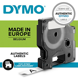 Dymo S0720790 D1 Estándar negro sobre amarillo 6 mm x 7 m Dymo S0720790 D1 Estándar negro sobre amarillo 6 mm x 7 m