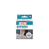 Dymo S0720820 D1 Cinta estándar rojo sobre blanco 12 mm x 7 m Dymo S0720820 D1 Cinta estándar rojo sobre blanco 12 mm x 7 m