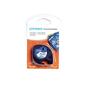 Dymo s0721610 Cinta LetraTAG negro sobre blanco 12 mm x 4 m Dymo s0721610 Cinta LetraTAG negro sobre blanco 12 mm x 4 m