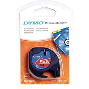 Dymo s0721630 Cinta LetraTAG negro sobre rojo 12 mm x 4 m Dymo s0721630 Cinta LetraTAG negro sobre rojo 12 mm x 4 m