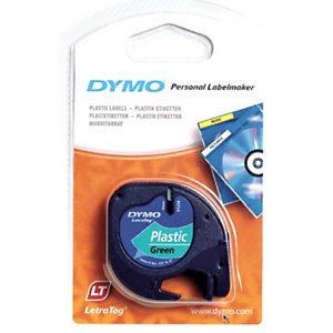 Dymo S0721640 Cinta LetraTAG negro sobre verde 12 mm x 4 m Dymo S0721640 Cinta LetraTAG negro sobre verde 12 mm x 4 m