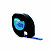 Dymo S0721650 cinta Letratag 12 mm x 4 m negro sobre azul - 4