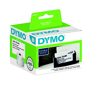 Dymo S0929100 LW Etiquetas citas/nombre tarjeta identificadora, negro sobre blanco, 89 x 51 mm (No Adhesivas) Dymo S0929100 LW Etiquetas citas/nombre tarjeta identificadora, negro sobre blanco, 89 x 51 mm (No Adhesivas)