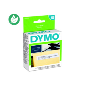 Dymo Étiquettes polyvalentes S0722550 LabelWriter - 19 x 51 mm - Noir sur Blanc - Rouleau de 500 Dymo Étiquettes polyvalentes S0722550 LabelWriter - 19 x 51 mm - Noir sur Blanc - Rouleau de 500