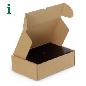 Easifold brown, fast assembly postal boxes
