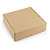 Easifold brown with a white lining, 250x150x100mm, pack of 25 - 5