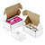 Easifold white, fast assembly postal boxes, 100x80x60mm - 1