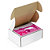 Easifold white, fast assembly postal boxes, 100x80x60mm - 2