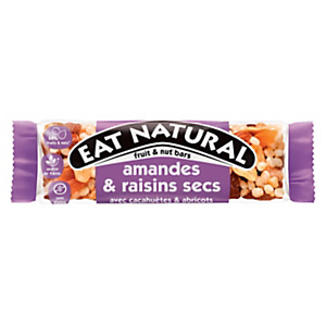 Eat Natural Barre fruits amandes cacahuètes raisins secs & abricots - Lot de 12 barres de 40 g Eat Natural Barre fruits amandes cacahuètes raisins secs & abricots - Lot de 12 barres de 40 g