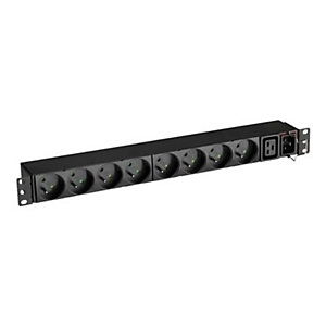 Eaton FlexPDU 8 FR, Basique, 1U, Monophasé, A mettre sur rack, horizontale/verticale, Noir EFLX8F Eaton FlexPDU 8 FR, Basique, 1U, Monophasé, A mettre sur rack, horizontale/verticale, Noir EFLX8F