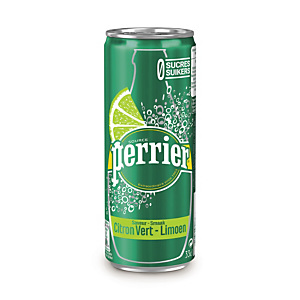 Eau gazeuse citron vert PERRIER