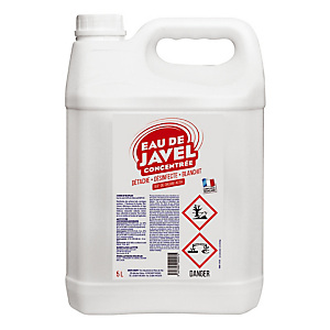 Eau de javel concentrée économique 9,6% 5 L Eau de javel concentrée économique 9,6% 5 L