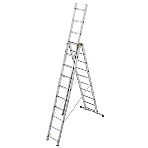 Echelle transformable 3 plans HAILO 3 x 11 échelons Echelle transformable 3 plans HAILO 3 x 11 échelons