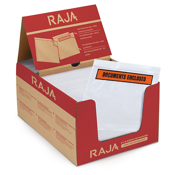 Eco RAJA nyomtatott felirattal öntapadós okmánytasak - 1