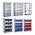 Eco-Rax shelving with bins or containers, shelf UDL 265 kg - 1