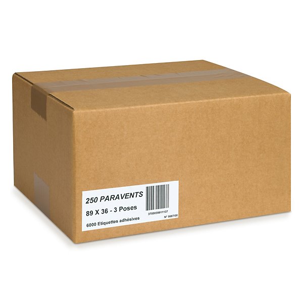 Economy pack of inkjet labels, 64x34mm, pack of 2400 - 3