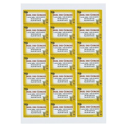 Economy pack of inkjet labels, 99x67mm, pack of 800 - 1