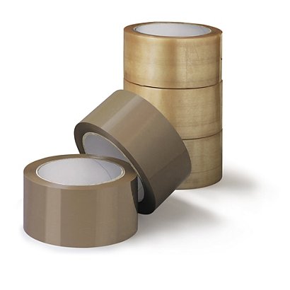 Economy polypropylene tape, brown, 48mmx66m, pack of 36
