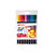 edding 1200 colourpen Pack Ahorro 8 + 2 GRATIS Rotulador de punta de fibra, punta fina, cuerpo negro, tinta de colores surtidos - 1